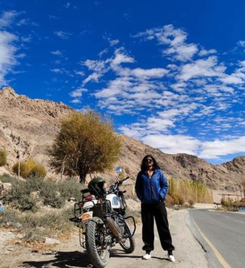 Kannada actress Bhoomi Shetty shares Ladakh bike trip says will sign film projects soon vcs