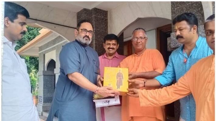 Union Minister Rajeev Chandrasekhar starts Kerala Visits Union Minister Rajeev Chandrasekhar starts Kerala Visits