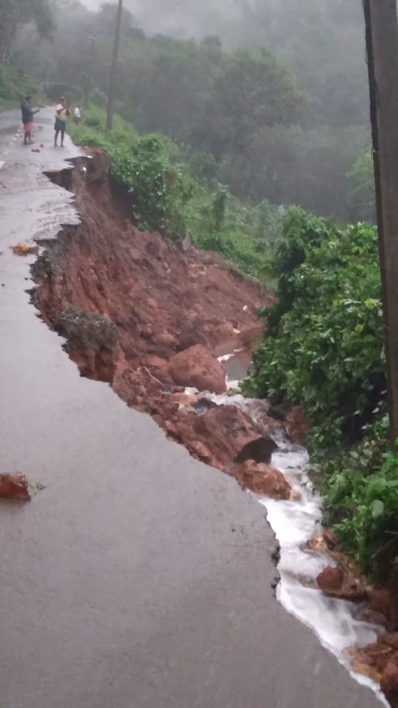 heavy rain and land slide in kottayam and pathanamthitta