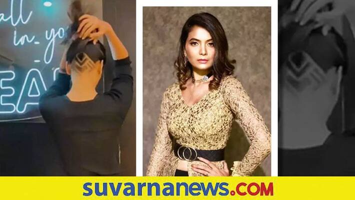 Kannada actress Shwetha Prasad flaunts new hairstyle vcs Kannada actress Shwetha Prasad flaunts new hairstyle vcs