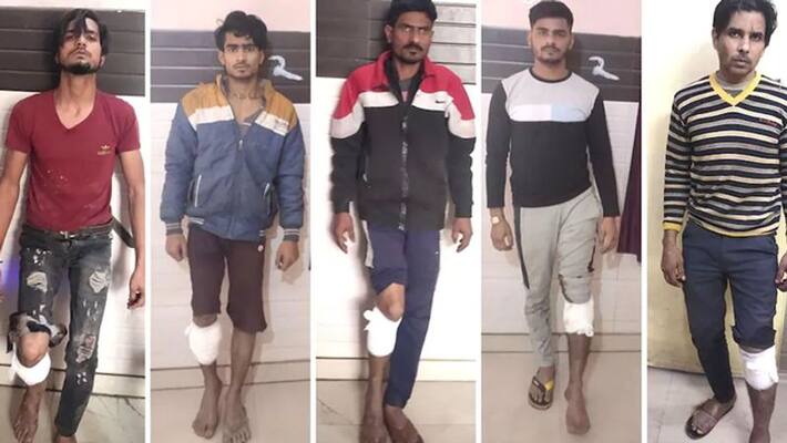 Ghaziabad UP Police action against cow smuggler Crime News Uttar Pradesh news Ghaziabad UP Police action against cow smuggler Crime News Uttar Pradesh news