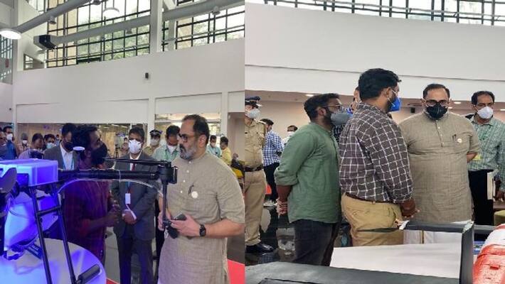 Rajeev Chandrasekhar praises entrepreneurs in his Kerala Visit bpsb Rajeev Chandrasekhar praises entrepreneurs in his Kerala Visit bpsb