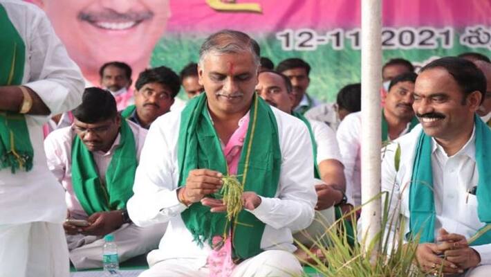 Telangana minister Harish rao reacts on union minister kishan reddy comments Telangana minister Harish rao reacts on union minister kishan reddy comments