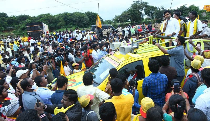 tdp leader nara lokesh visiting kuppam ahead of muncipal elections