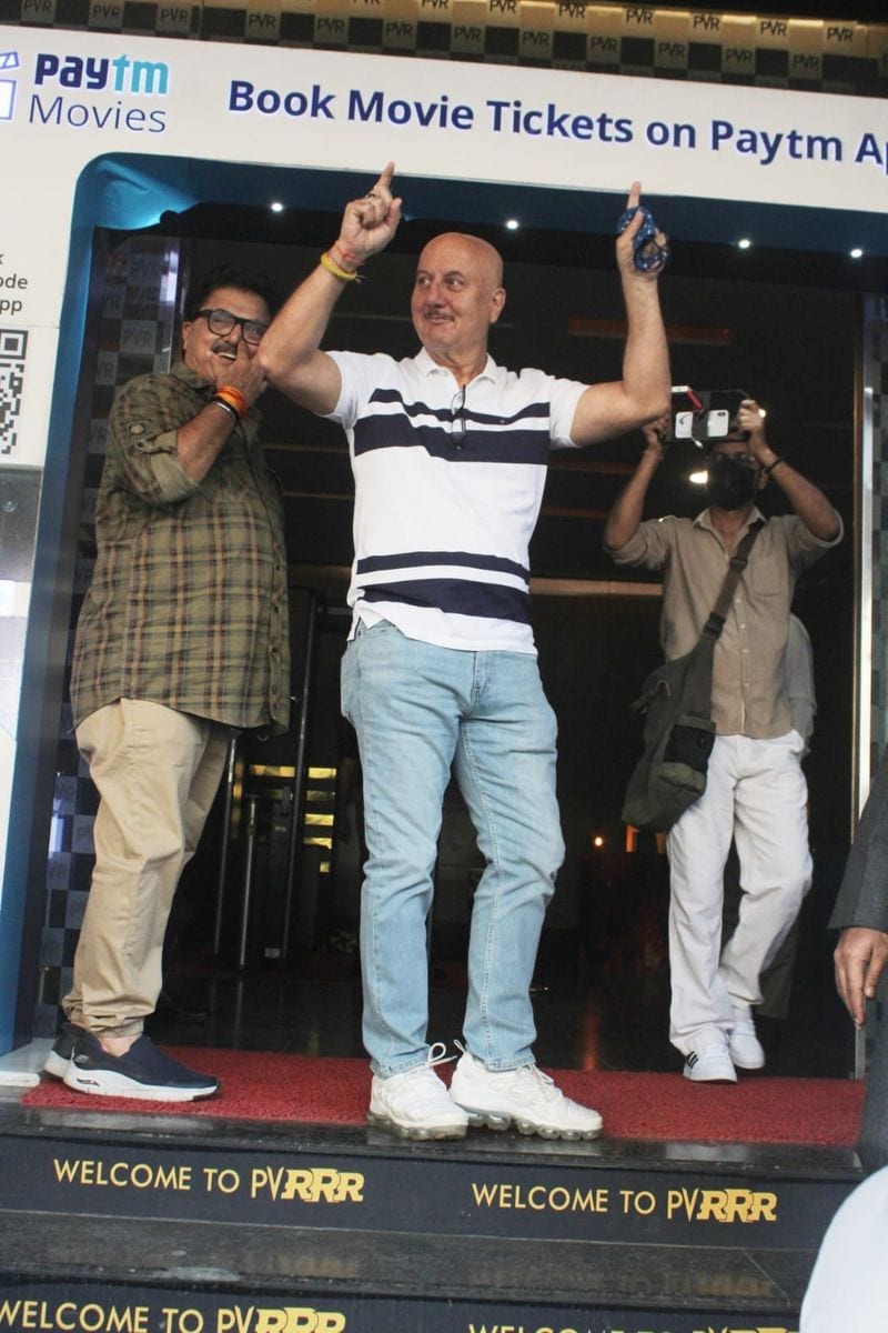 Rohit Shetty Anupam Kher celebrate Sooryavanshi 100 crore club entry see pics inside drb