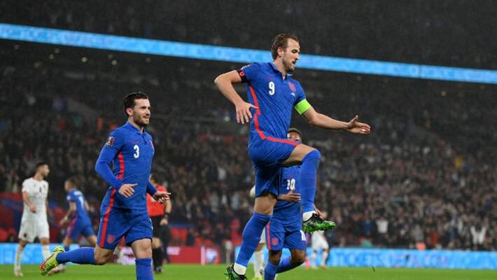2022 FIFA World Cup Qualifiers England cruise past Albania on Harry Kane hat trick 2022 FIFA World Cup Qualifiers England cruise past Albania on Harry Kane hat trick