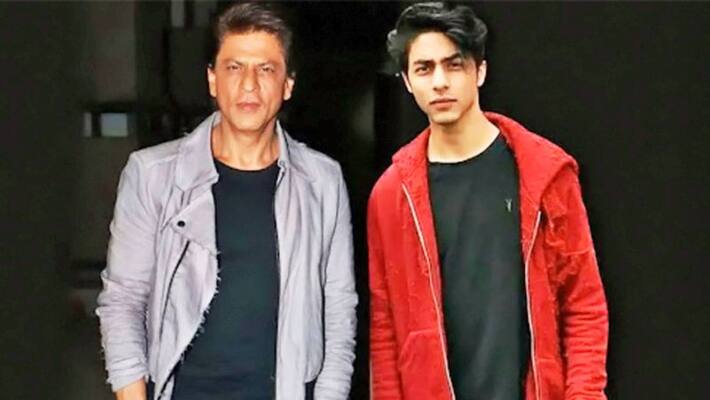 Shah rukh khan being with Aryan gets angry upon a fan in airport ANBSS Shah rukh khan being with Aryan gets angry upon a fan in airport ANBSS