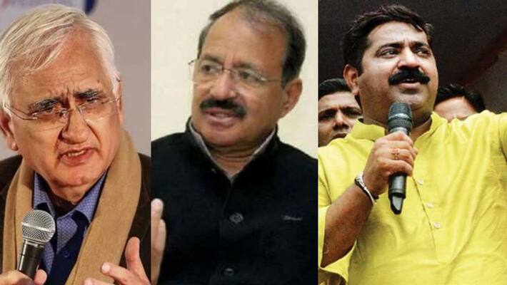 Mumbai BJP leader Ram kadam files complaint against Cong leaders Salman Khurshid Rashid Alvi demands arrest UDT Mumbai BJP leader Ram kadam files complaint against Cong leaders Salman Khurshid Rashid Alvi demands arrest UDT
