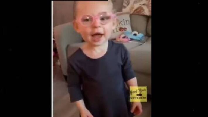 this girl seeing world clearly for the first time video this girl seeing world clearly for the first time video