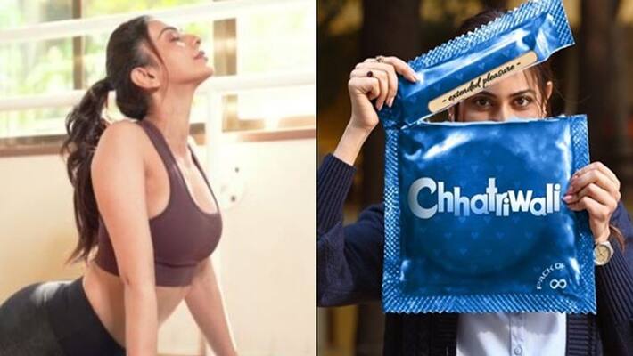 Rakul Preet Singh condom related movie Chhatriwali first look out Rakul Preet Singh condom related movie Chhatriwali first look out