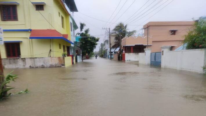 Tamilnadu flood.. Heavy rain in Kanyakumari districts.. district floating in flood Tamilnadu flood.. Heavy rain in Kanyakumari districts.. district floating in flood