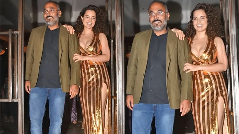Kangana Ranaut trolled for her Revealing Dress at Tejas Wrapup Party kpg