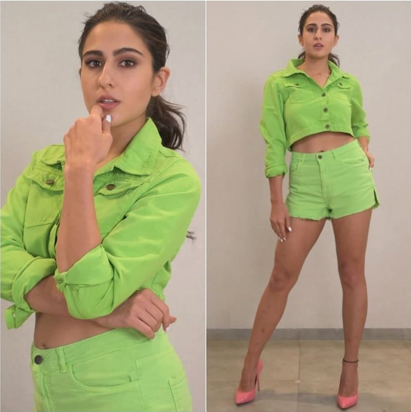 sara ali khan flaunts her bikini body in two piece pictures stunning