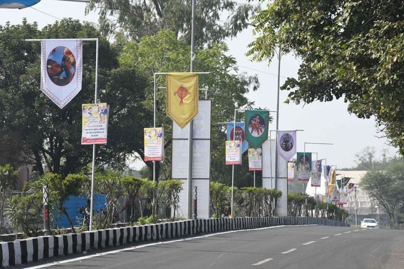 madhya pradesh, bhopal,fleet rehearsal before pm narendra modi arrival for janjatiya gaurav divas mahasammelan stb