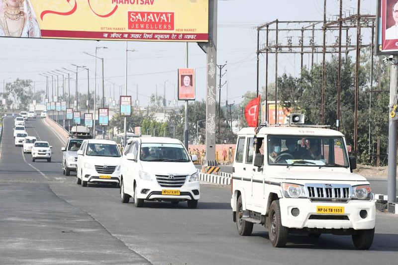 madhya pradesh, bhopal,fleet rehearsal before pm narendra modi arrival for janjatiya gaurav divas mahasammelan stb