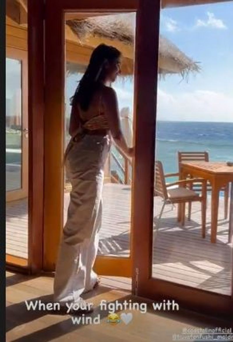 pooja hegde hil chul vacation in maldives fans waiting her bikini photos