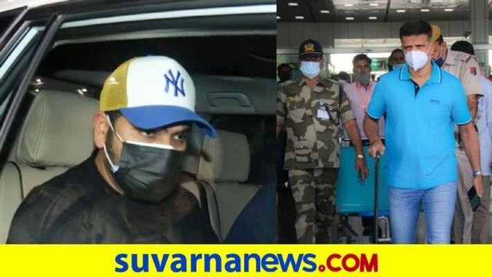 Head coach Rahul Dravid Rohit Sharma and Team India players arrive in Jaipur for 1st T20I against New Zealand kvn Head coach Rahul Dravid Rohit Sharma and Team India players arrive in Jaipur for 1st T20I against New Zealand kvn