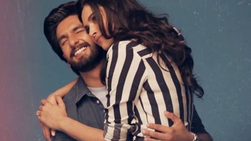 Ranveer Singh Deepika Padukone Wedding Anniverasry, when couple kiss each other during shoot KPJ