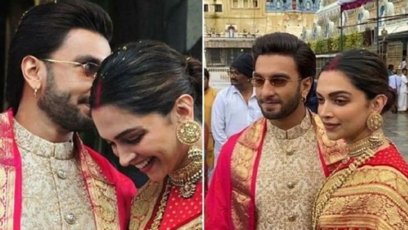 Ranveer Singh Deepika Padukone Wedding Anniverasry, when couple kiss each other during shoot KPJ