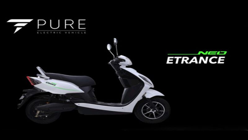 Startup Company Pure EV Launched Cheap Electric Scooter Etrance Neo Electric Scooter Bounce Corbett EV Ather 450X odysse Hawk Plus Auto news rps