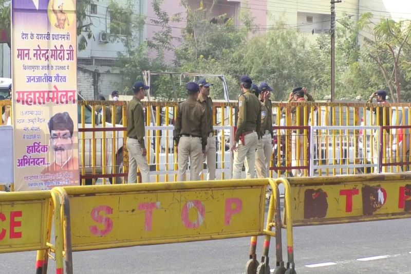 madhya pradesh, pm narendra modi visit bhopal will attend janjatiya gaurav divas sammelan, three tier security