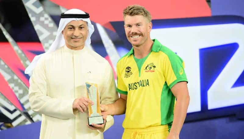 aaron finch predicts before t20 world cup that david warner will be the man of the tournament