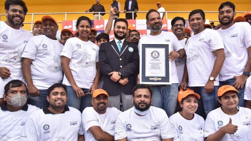 Hyderabad RealPage donates 30,107 pairs of shoes to school children, sets new Guinness World Record KPA