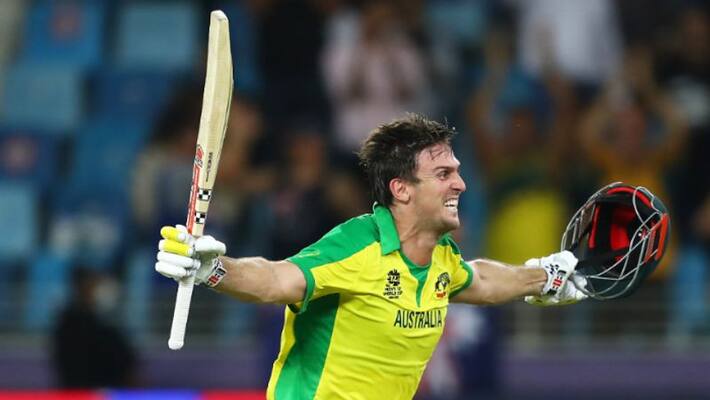 T20 World Cup 2021 Final Mitchell Marsh create record for fastest 50 in T20 WC finals T20 World Cup 2021 Final Mitchell Marsh create record for fastest 50 in T20 WC finals