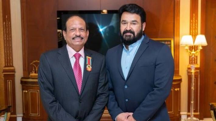 actor mohanlal birthday wish to M A Yusuff Ali actor mohanlal birthday wish to M A Yusuff Ali