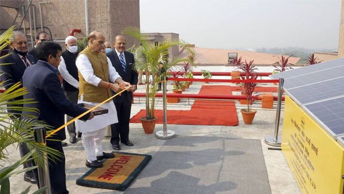 rajnath singh unveils plaque to rename Institute for DSA after late Manohar Parrikar bsm rajnath singh unveils plaque to rename Institute for DSA after late Manohar Parrikar bsm