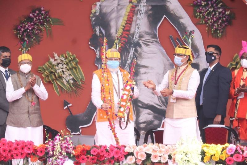 madhya pradesh, pm narendra modi in bhopal attend janjatiya gaurav divas jamburi maidan, grand welcome stb