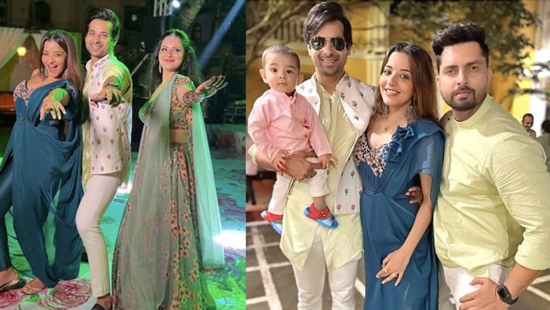 Puja Banerjee and Kunal Verma Haldi Ceremony, Monaslisa attend her mehndi Ceremony kpg