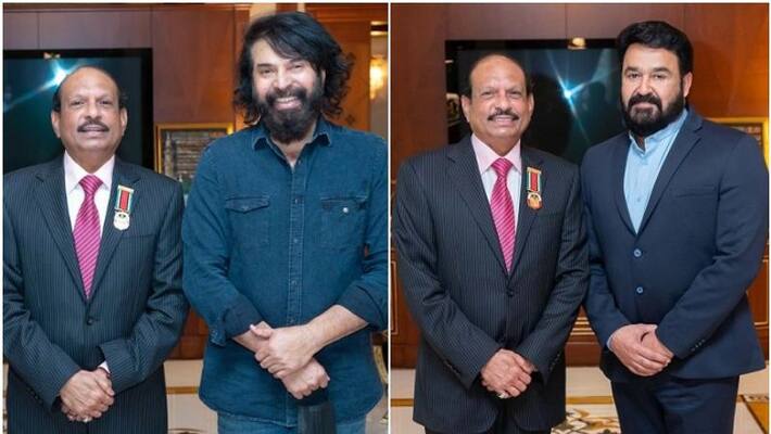 Mammootty and Mohanlal conveys birthday wishes to M A Yusuff Ali Mammootty and Mohanlal conveys birthday wishes to M A Yusuff Ali