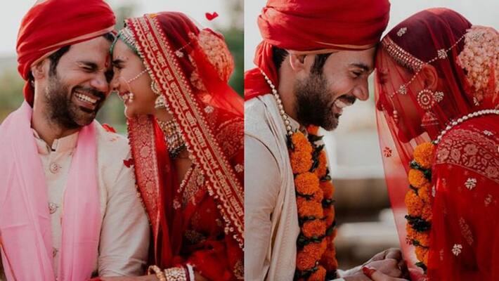 Rajkummar rao and patralekhaa tie the knot watch wedding first photo NTP Rajkummar rao and patralekhaa tie the knot watch wedding first photo NTP