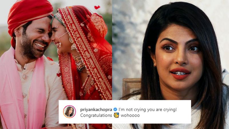 Rajkummar rao patralekhaa get married priyanka chopra Athiya Shetty taapsee pannu other congratulated NTP