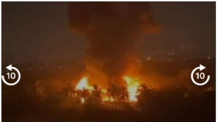 Fire At Samsung Service Centre In Mumbai Fire At Samsung Service Centre In Mumbai