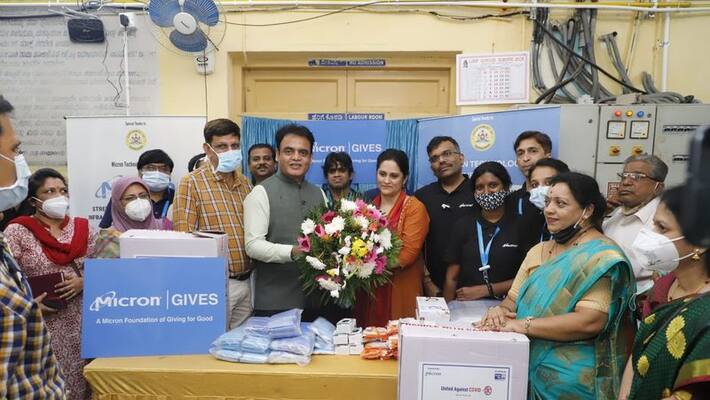 Micron technology company donate modern technology equipment to government hospitals Bengaluru ckm Micron technology company donate modern technology equipment to government hospitals Bengaluru ckm