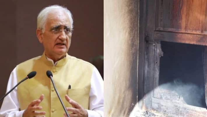 Nainital Police recover live cartridge, 7 shells from Salman Khurshid's vandalized house-dnm Nainital Police recover live cartridge, 7 shells from Salman Khurshid's vandalized house-dnm