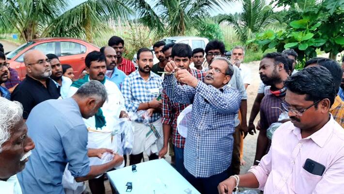 isha conducted agricultural field training on pest management entomologist Mr Selvam conducted isha conducted agricultural field training on pest management entomologist Mr Selvam conducted