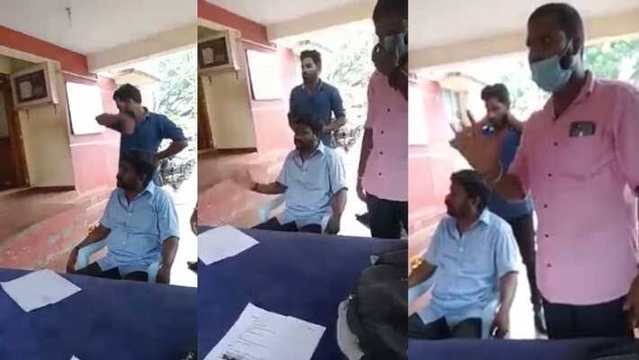 Sirkali vck lawyer fight with police station.. Viral Video Sirkali vck lawyer fight with police station.. Viral Video