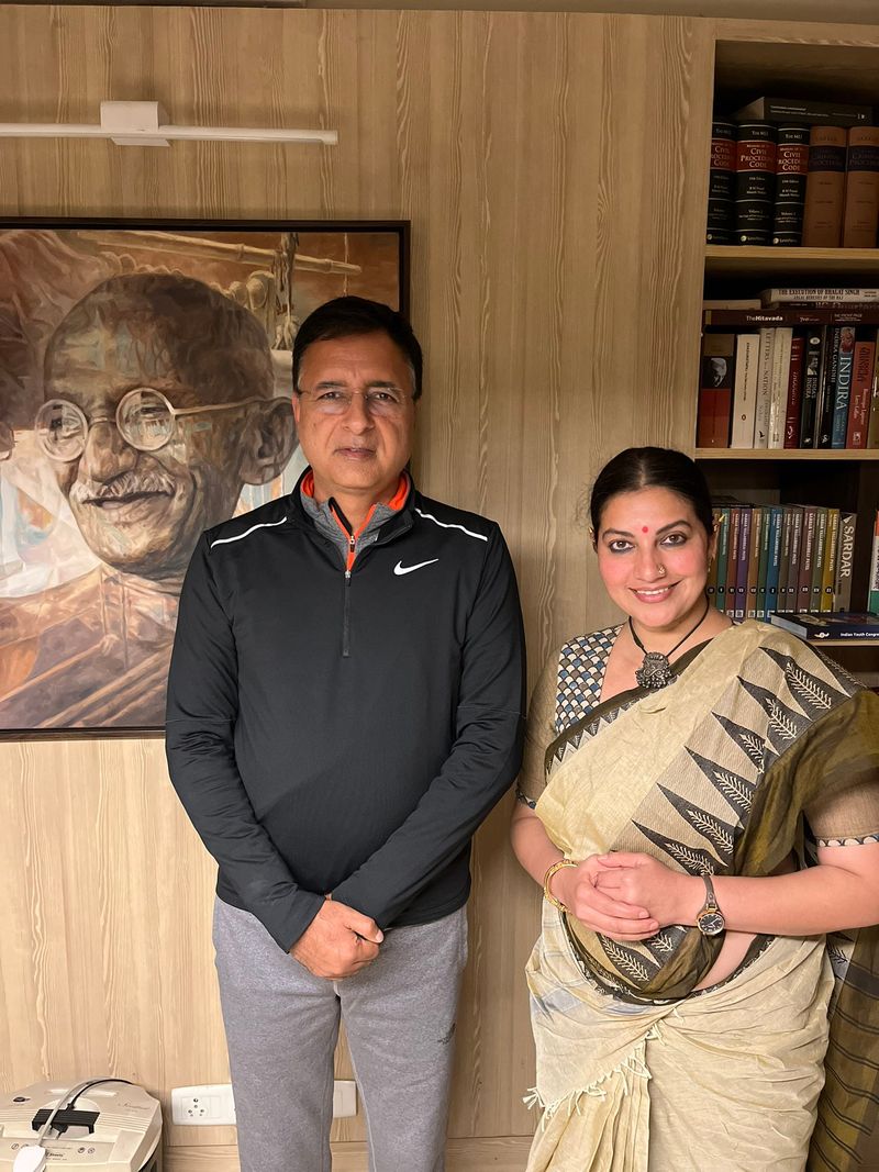 Kannada actress and former BJP leader Bhavana Ramanna joins Congress mah