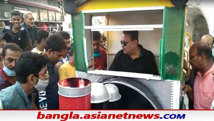 TMC leader Madan Mitra drove a toy train on Kolkata after getting interim bail TMC leader Madan Mitra drove a toy train on Kolkata after getting interim bail