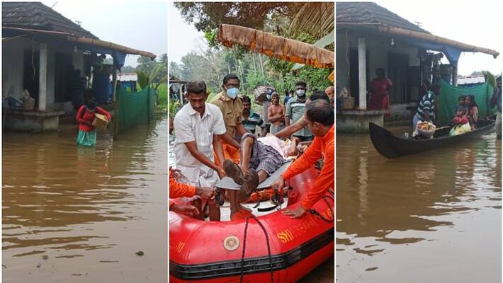 heavy rainfall, karthikappally taluk disturbed with waterlog heavy rainfall, karthikappally taluk disturbed with waterlog