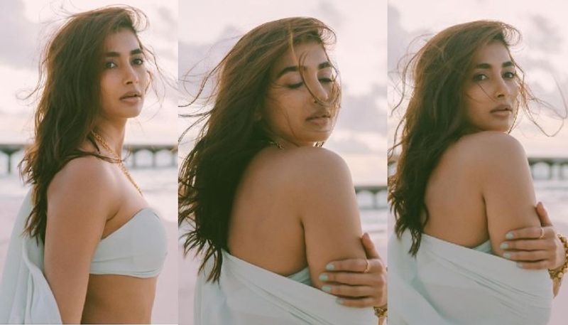 Pooja Hegde Gives Perfect Beach Vibes In White Bikini