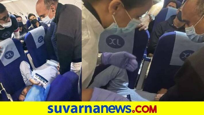 Union minister Bhagwat Karad wins praise for administering medical aid aboard IndiGo flight dpl Union minister Bhagwat Karad wins praise for administering medical aid aboard IndiGo flight dpl