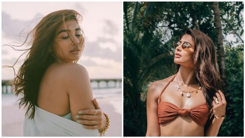 Pooja Hegde Gives Perfect Beach Vibes In White Bikini