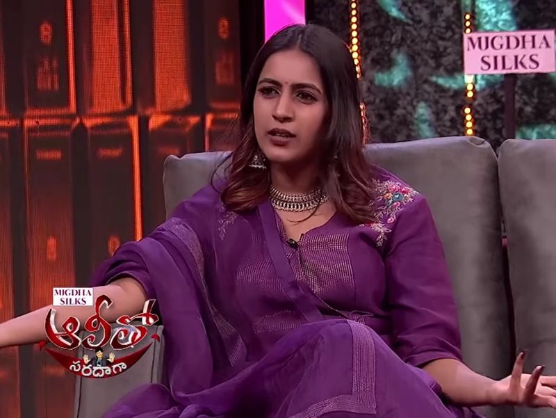 mega daughter niharika participates in a talk show made interesting comments