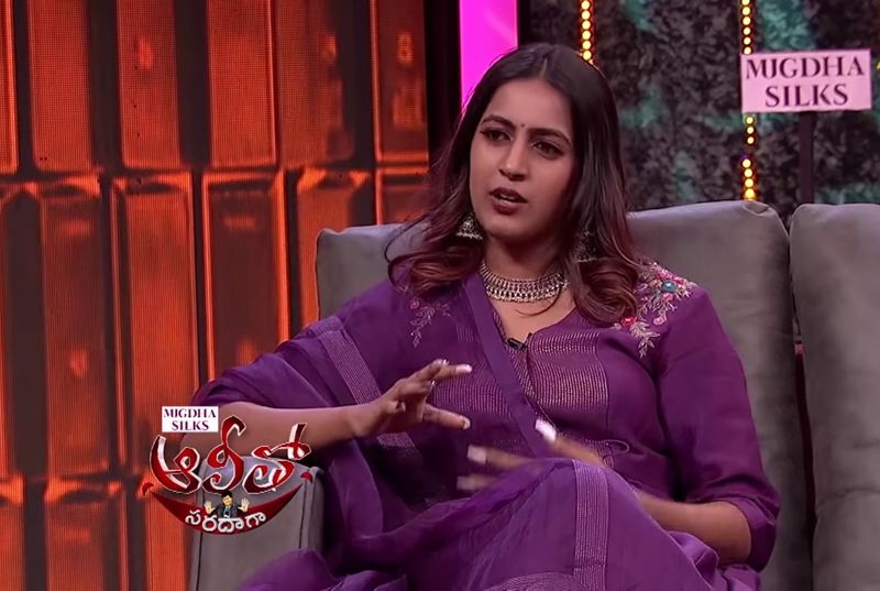 mega daughter niharika participates in a talk show made interesting comments