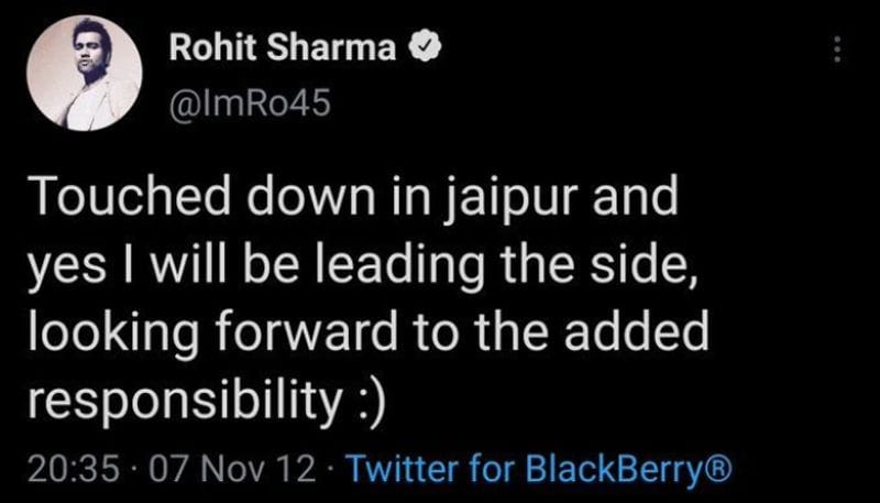 India Vs New Zealand T20I: Rohit Sharma's Old tweet went Viral as Hitman Takes charge of Team India's T20I Full Time Skipper
