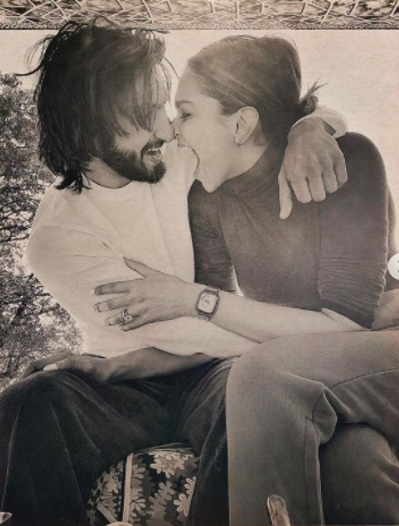 Ranveer Singh and Deepika Paducone shares couple photos in almora BRD